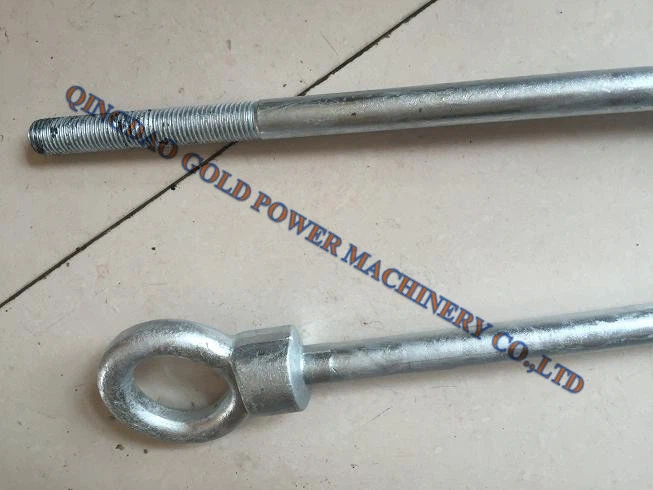 Collar Eye Bolt Long Shank Eye Bolt For Lifting Towing Eye Bolt